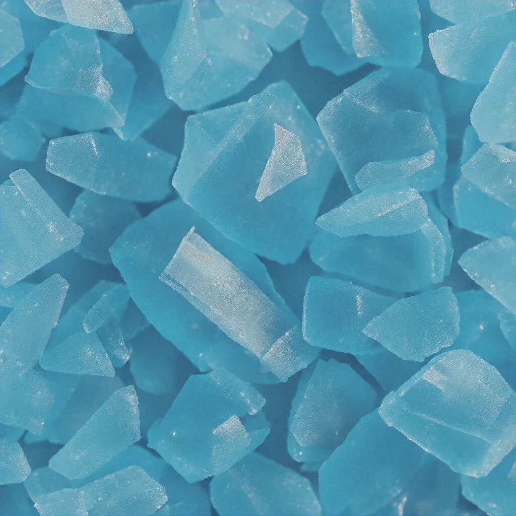 Recycled plastic flakes used for sustainable material production